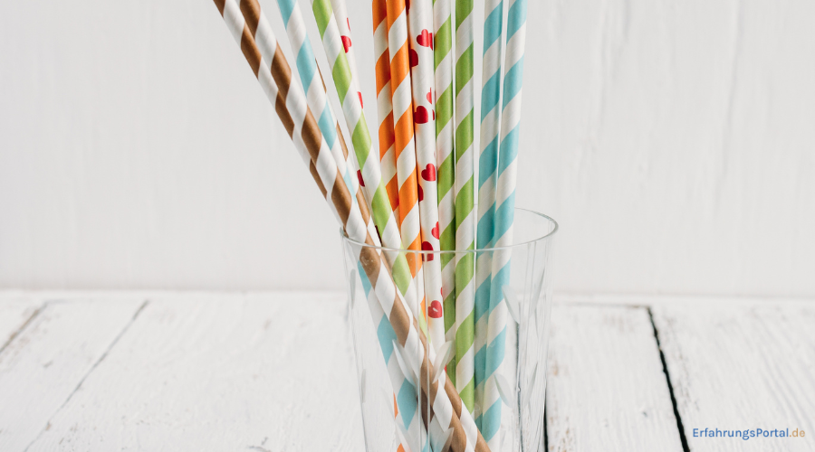 Trinkhalm aus Papier