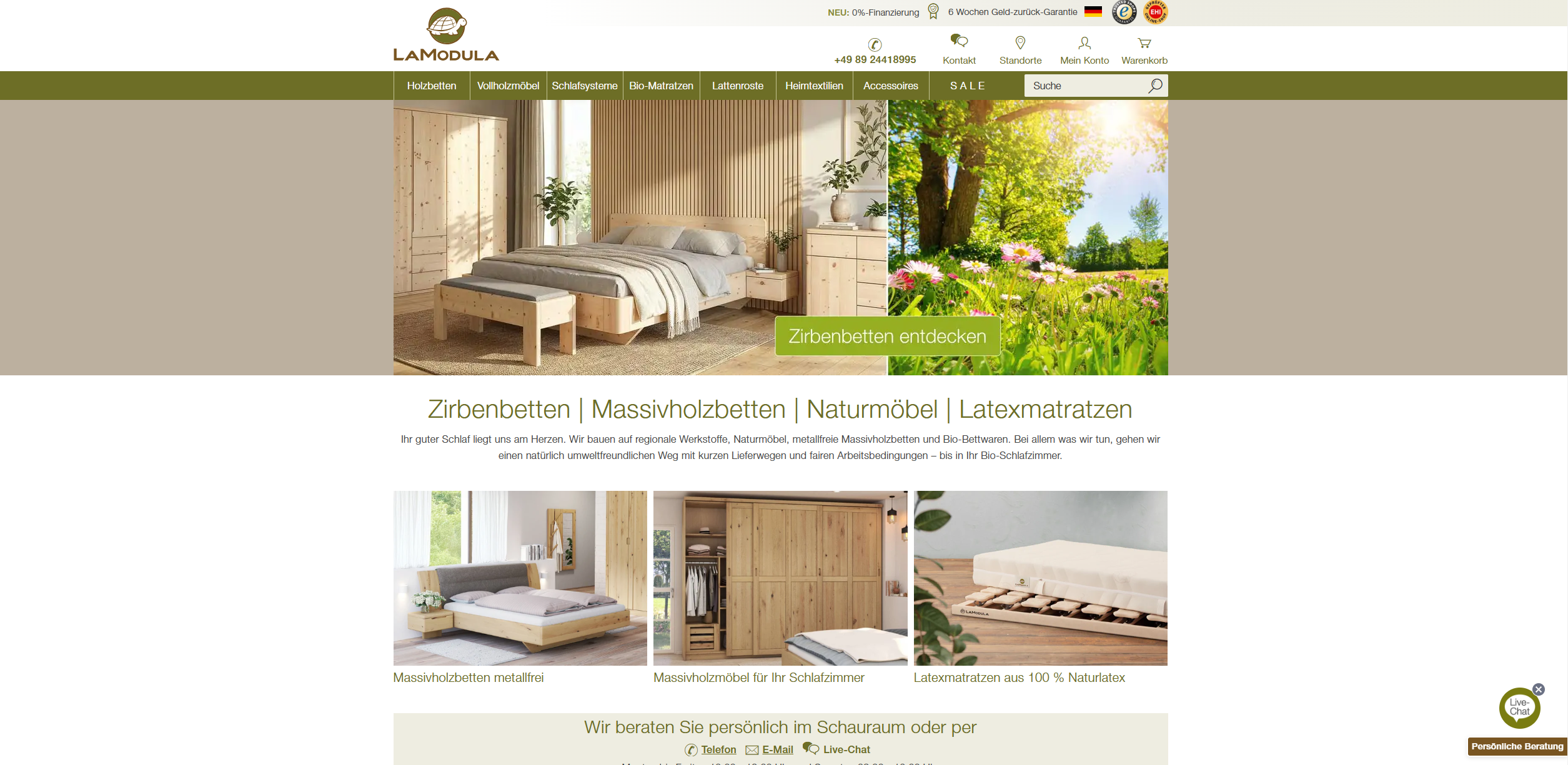 Screenshot lamodula.de