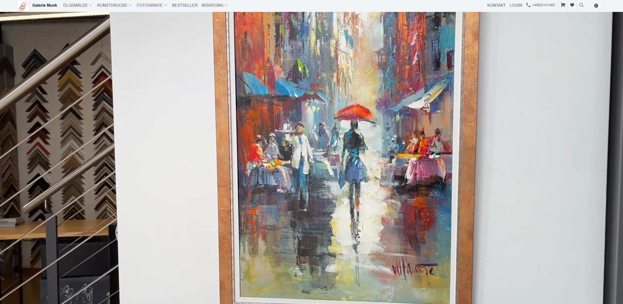 Screenshot galerie-munk.de