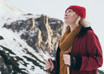 In den bergen wandern