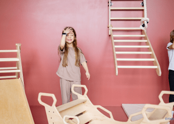 Klettergeräte im Kinderzimmer