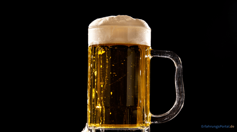 kühles Bier im Bierglas