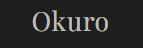 Logo Okuro