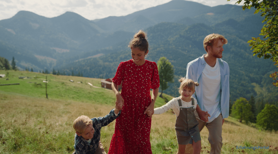 Familie im Urlaub