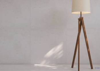 Holz Stehlampe